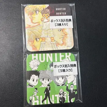 [ 새상품 ] 헌터헌터 아트 코스터 BOX 특전 3장 세트