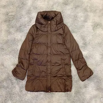 주얼 체인지즈 여성용 다운 자켓 M 브라운 퀼팅 방한