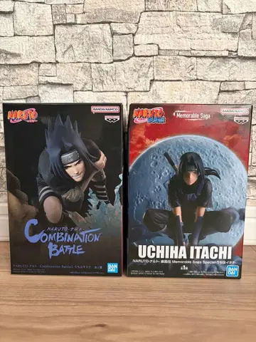 NARUTO 우치하 이타치 사스케 피규어 2체 세트