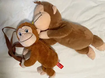 호기심 많은 조지 봉제 인형 2개 세트