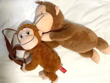 호기심 많은 조지 봉제 인형 2개 세트