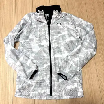 Oakley 카모 패턴 풀 지퍼 자켓 S 골프
