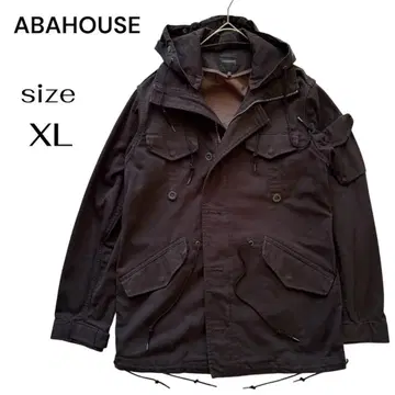 ABAHOUSE 아바하우스 밀리터리 자켓 M-65풍 블랙 XL
