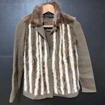 Hetta Bretz 퍼 니트 가디건