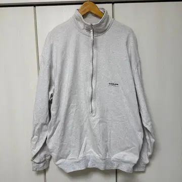 CAHLUMN 하프 지퍼 맨투맨 그레이 L