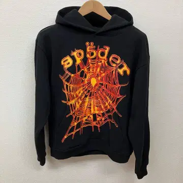 Sp5der 신상 OG Web V2 Flame Hoodie 후드티