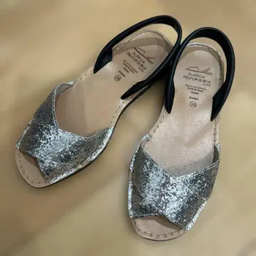 Avarca Menorquina 실버 샌들 38 박스 포함