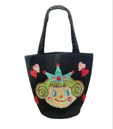 새상품급 컬리 컬렉션 오샤레 토트백 스팽글 반짝반짝