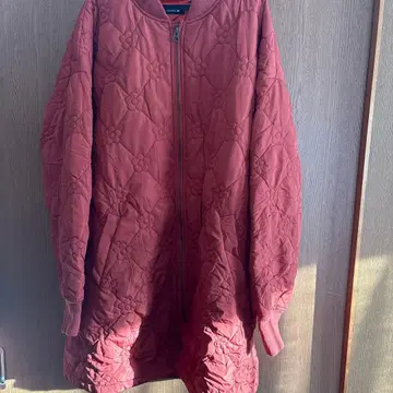 마리콰 오렌지 퀼팅 자켓 M 사이즈