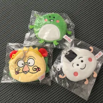 COJICOJI 미니 파우치 키링 3개 세트