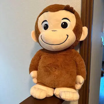 호기심 많은 조지 슈퍼 라지 봉제 인형 퐁당 Ver.