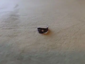 미사용에 가까운 ZOCALO 실버 후프형 한쪽 귀걸이 당일 발송