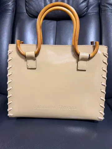 [ 레어 상품 ] 사만다 타바사 올랄레 미니 핸드백 베이지