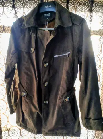 브라운 밀리터리 자켓