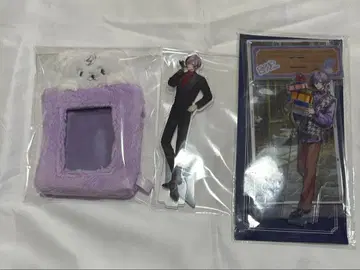 사카키네스 아크릴 스탠드 복슬복슬 카드 홀더