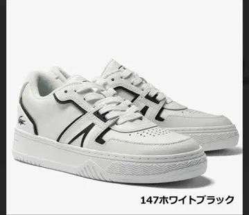 LACOSTE 147 화이트 블랙 스니커즈