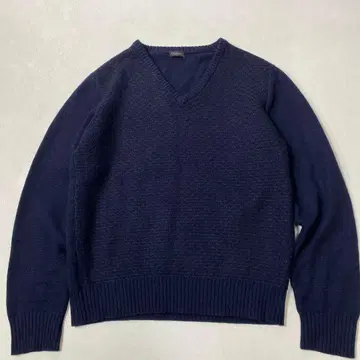 Cruciani 이탈리아제 캐시미어 절개 V넥 니트 풀오버