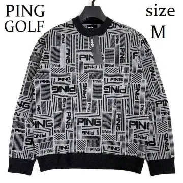 새상품 PING 핑 골프 방풍 안감 크루넥 니트 풀오버 M