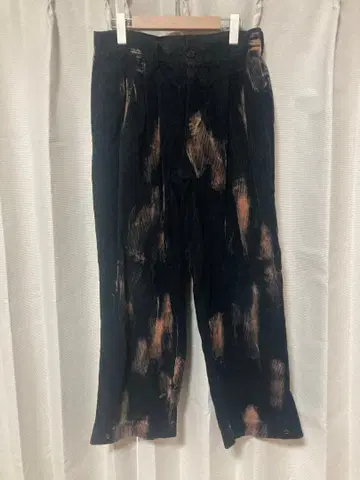 폴스미스 코듀로이 와이드 팬츠 블랙