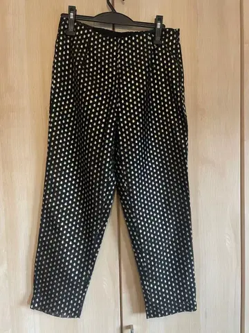 BIBA 블랙과 금 팬츠