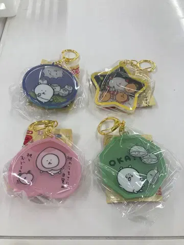 나가노 캐릭터즈 움직이는 아크릴 키홀더 4개