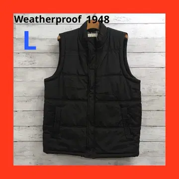 새상품급 Weatherproof 1948 빈티지 다운 베스트 L 블랙