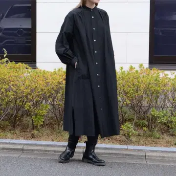 [ 컨디션 최상 ] COTTON RAYON BROAD 롱 셔츠 원피스