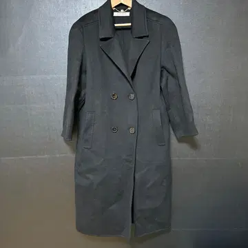 레어 초특가 캐시미어 100% KAMANTA 블랙 롱 코트 44