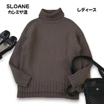 슬론 울 캐시미어 터틀넥 스웨터 두꺼운 원단 M~L 컨디션 최상