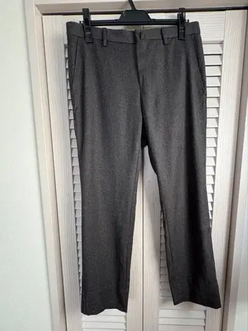 Equipage 에큐파쥬 그레이 울 슬랙스 48