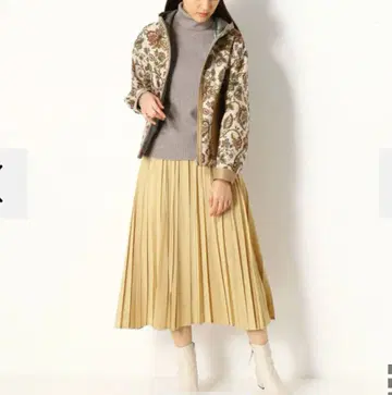 K.T KIYOKO TAKASE 롱 플리츠 스커트