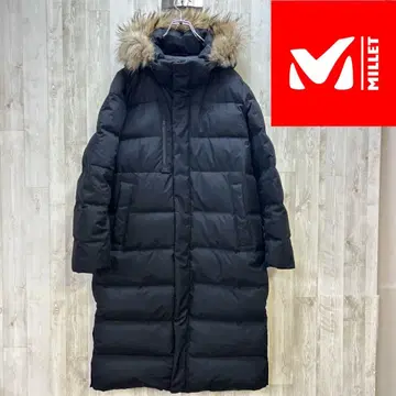 새상품급 밀레 롱 다운 자켓 블랙 남성용 M 155~165cm