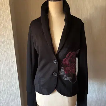 Deaigual 꽃무늬 디자인 스트레치성 싱글 자켓 오샤레