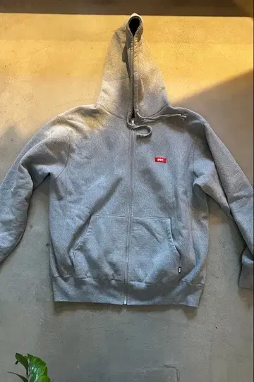 FTC 지퍼 후드티 그레이