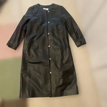 LYBY LYCKA 블랙 롱 코트 7AR