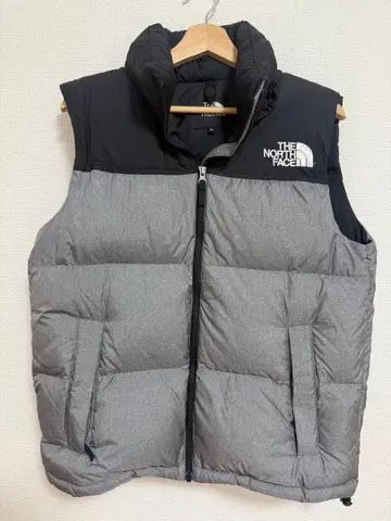THE NORTH FACE 다운 베스트 L 사이즈 그레이 블랙