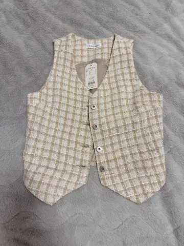 트위드 베스트 팬츠 세트