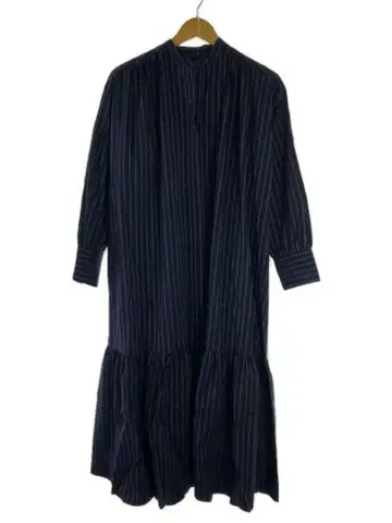 JOURNAL STANDARD 네이비 스트라이프 셔츠 원피스