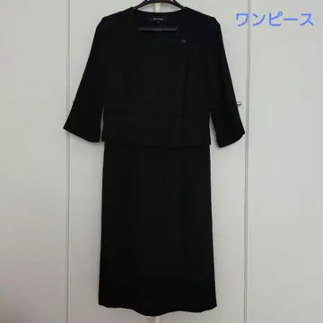 포멀 의류 / 상복 / 7부 기장 원피스 / 긴팔 자켓 / 블랙