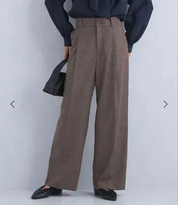 그린 라벨 릴랙싱 키친토 하의 색소니 와이드 팬츠