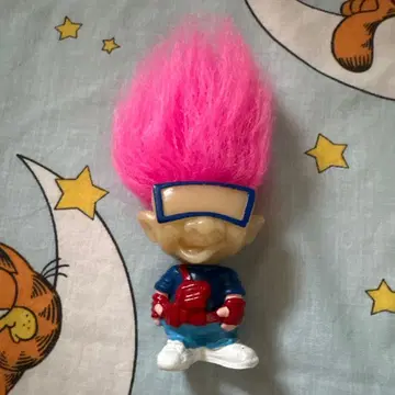 펑키하고 귀여운 1993 버거킹 밀토이 축광 트롤