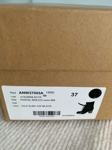 [ 라메르 ] 캔버스 x 가죽 리본 데코 우드힐 앵클부츠