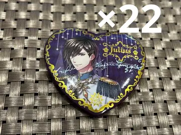 꿈100 율리우스 중국 한정판 금박 하트 캔뱃지 태양 각성