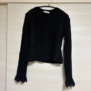 [이번 주말까지 가격 인하 중!] ZARA 니트 가디건 여성용 상의 블랙