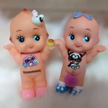 큐티 캐릭터 인형 2체 세트