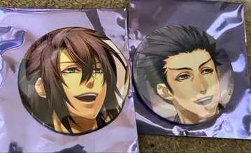 박앵귀 신장 만엽초 랜덤 캔뱃지 오키타 소지 콘도 이사미 2개 세트