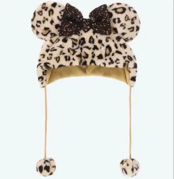 레오파드 무늬 팬캡 디즈니