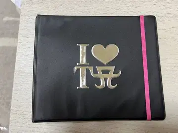 Team ayu 앨범 블랙 컬러 핑크 고무 밴딩 포함