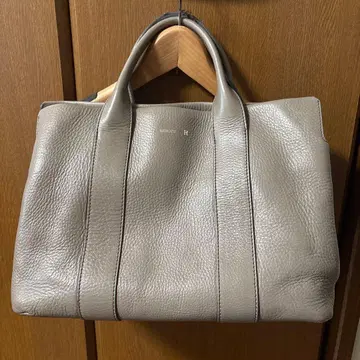 히로후 가죽 핸드백 람보 그레이지 지퍼 토트