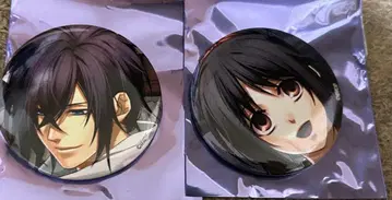 박앵귀 신개 만엽초 랜덤 캔뱃지 사이토 하지메 유키무라 치즈루 2점 세트